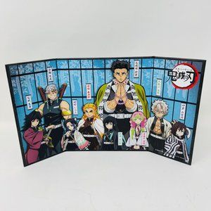 Demon Slayer Kimetsu no Yaiba Collectors Mini Byobu Folding Screen Desktop Art‎
